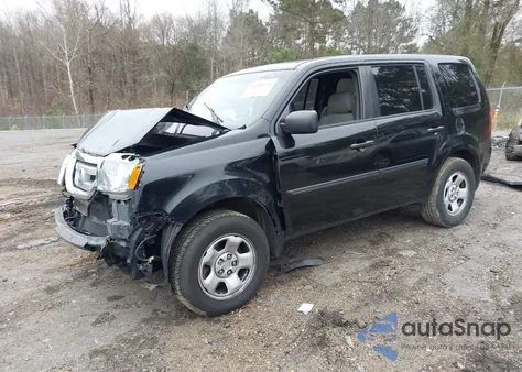 2011 Honda Pilot Lx from USA, damaged, VIN 5FNYF3H26BB024218